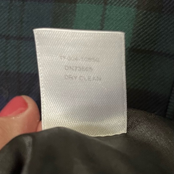 Pendleton Virgin Wool Women’s 3 Button Closure Plaid Blazer Jacket Blue Green 10 - Picture 10 of 10